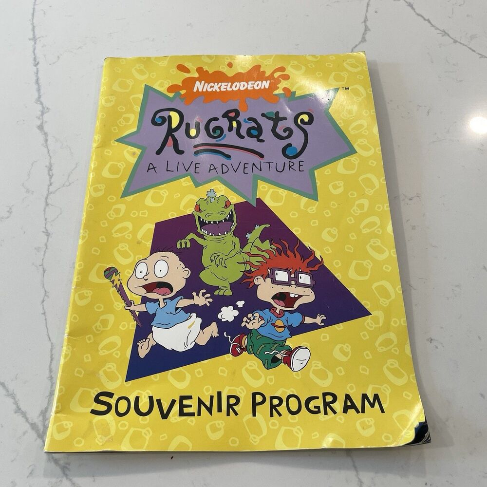 Nickelodeon Rugrats Souvenir Program Book A Live Adventure 90s Y2K